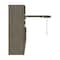 Bestar Bestar Viva 72W L-Shaped Standing Desk with Credenza and Shelving Unit in walnut grey & white 19851-35 - alternate 9